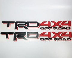 2 x TRD 4×4 OFF ROAD DECALS Toyota Tacoma Tundra Vehicle Vinyl Stickers Graphics