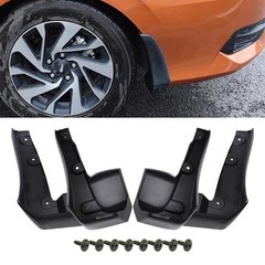 Mud Flaps Splash Guards For 2016-2021 Honda Civic Sedan Front&Rear Wheel J