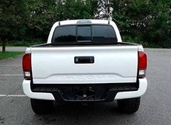 BLACK Tailgate Insert Letters Decal Vinyl Stickers for Toyota Tacoma 2016-2023