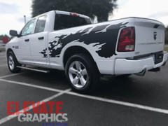 Fits Dodge Ram 1500 Side Beast Stripes Graphics Vinyl Decals 3M Stickers 09-18