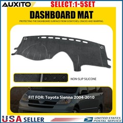 Fit 2004-2010 Toyota Sienna Dashboard Mat Cover Gray Carpet Dash Pad Made 1-5X