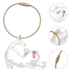 2 Count Pet Lost Hair Keychain Clip Storage Organizer Dog Keepsake