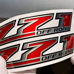 Z71 Off Road Decals Chevy Silverado 2007-2013 Bedside Replacement Set of 2
