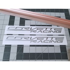 Pair Corvette Racing Decal Vinyl Sticker for Corvette Sport Cars