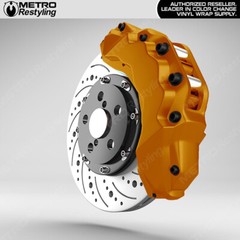 3M Reflective Dark Yellow Vinyl Wrap Vehicle Brake Caliper Film Sheet Roll