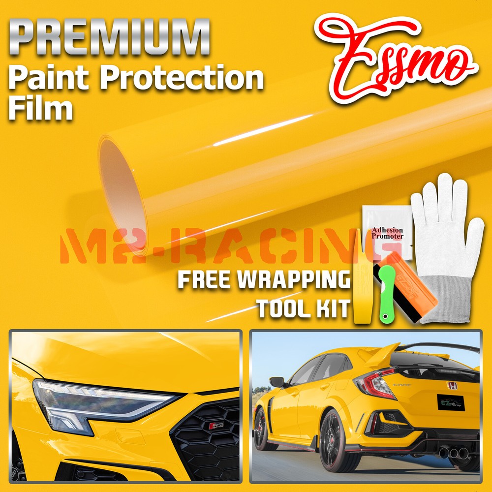 Color PPF Paint Protection Film Gloss Sunflower Yellow Car Paint Scratch Shield
