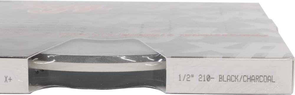 Universal 1/2″ 2-Color Pinstripe 02085210- Black/Charcoal Metallic