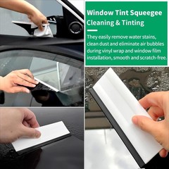 All-in-One Vehicle Vinyl Wrap Squeegee Kit: Magnetic Holder & Replacement Blades