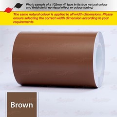 BROWN 4″ 102mm Roll PIN STRIPE Car Striping Trim Line TAPE Decal Vinyl Sticker