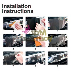 3M 2080 Vinyl Wrap For Chevy Bowtie Emblem Overlay Sticker Decal Sheet Film