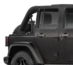 Black Indestructible Paint Wrap Truck Vinyl roll 1ft x 5ft
