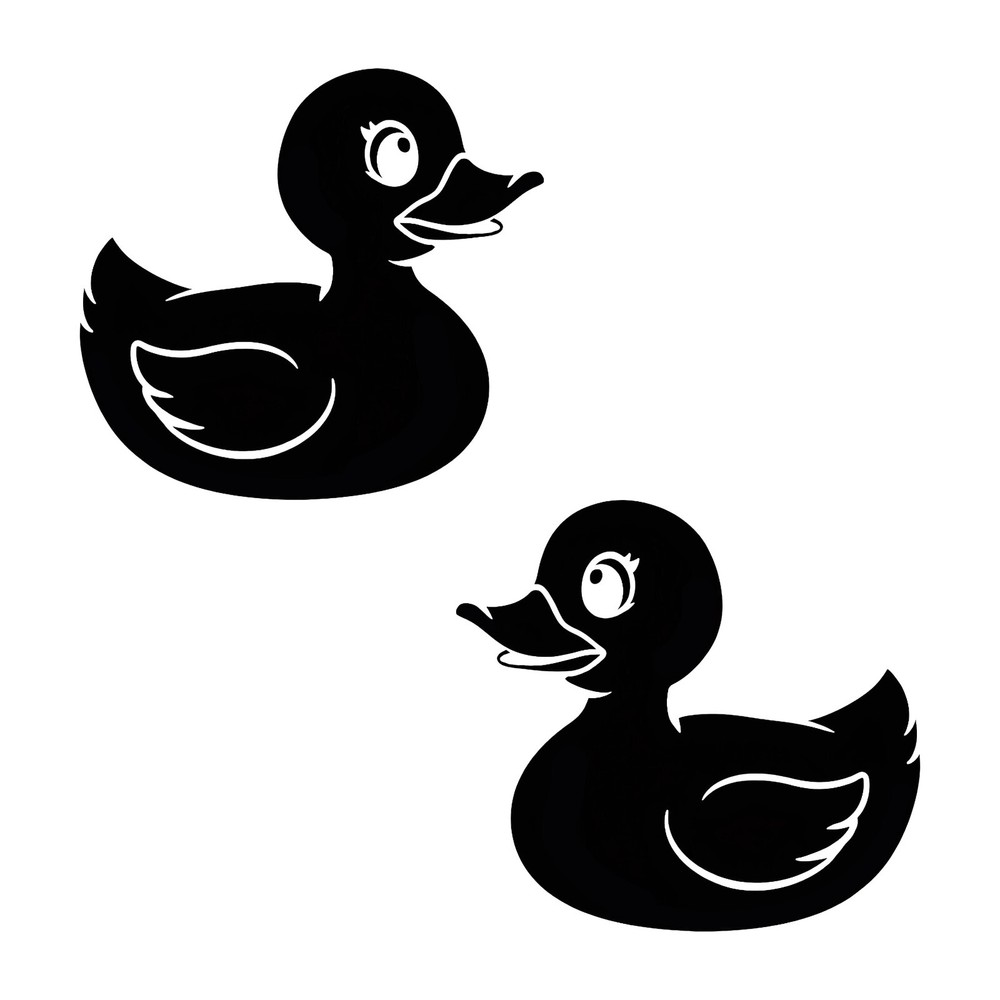 Baby Duck Sticker Bird Decals