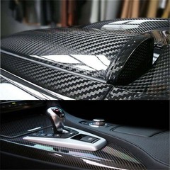 12″ X 60″ 5D Glossy Carbon Fiber Vinyl Film Car Interior Wrap Stickers