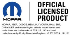 Ram Rho Hood Graphics With Rhino Mopar Licensed Product 2 Piece Vinyl Stickers