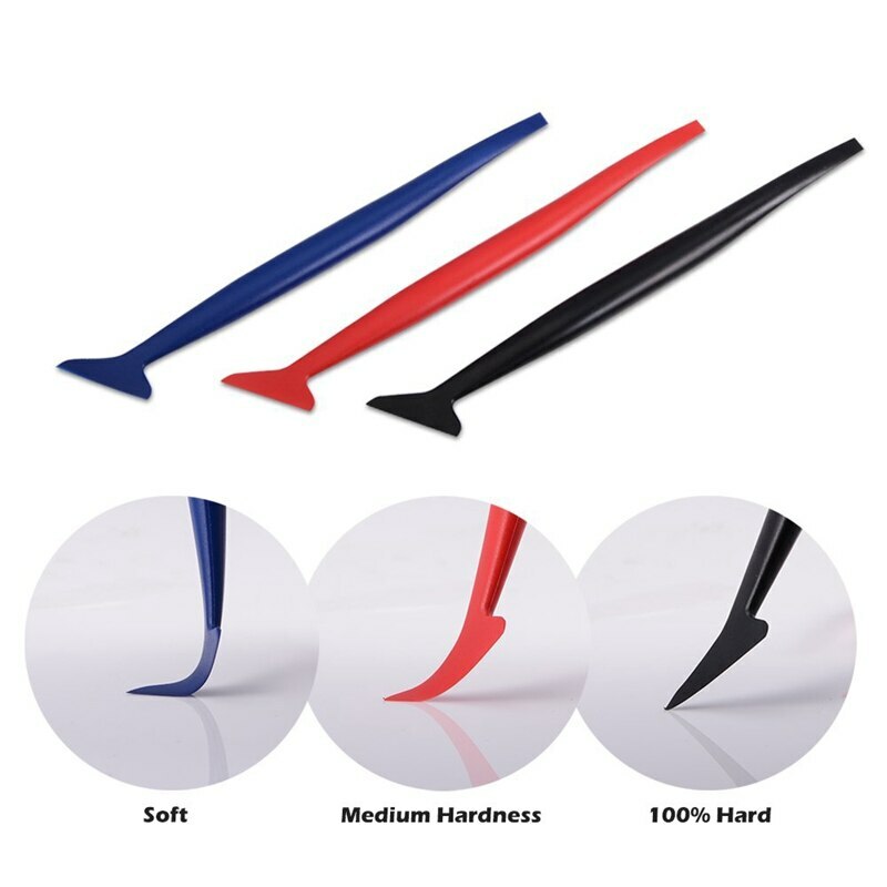Gasket Micro Squeegee Flexible Tuck Tools Car Window Tint Vinyl Wrapping PPF Kit
