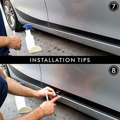Toyota Camry Pre-Cut Side Stripes Rocker Panel Decals Vinyl 2015 to 2017 |40