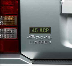 .45 Caliber Ammo Bullet Set Vinyl Decal Sticker Molon Labe Car Gun Case Olive