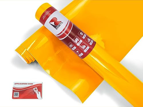 3M Graphic Film Vinyl 50 Adhesive Wrap Craft Sheet Roll Sunflower Yellow 27