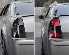 Black Durable Headlight+Taillight Fog Light Tint Vinyl Film For Cars&Motorcycle