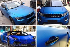 84″ x 60″ Matte Royal Blue Vinyl Film Wrap Sticker Decal Bubble Free Air Release