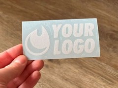 Your Logo Vinyl Decal – Any Single Color Logo Die Cut Custom Decal