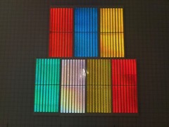 18 Reflective 0.5″ x 6″ Prismatic Strips Oralite V98 (750+ Candelas) Stickers