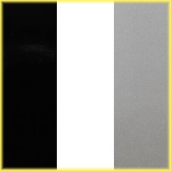 Universal 1/2″ 2-Color Pinstripe 02085200- Black/Silver Metallic