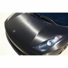 3M 2080 Scotchprint Brushed Black Metallic Vinyl Flex Car Wrap | BR212