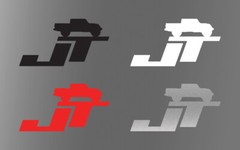 JT 3″x1.5″ premium quality automotive grade decals for GLADIATOR jeep