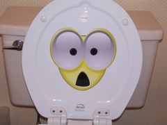 Shocked wow Smile Face Decal Sticker Fit Car Truck Window SUV Decals Stickers