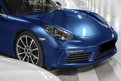 ESSMO PET Super Gloss Metallic Midnight Blue Vehicle Vinyl Wrap Decal Like Paint