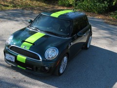 10″ Plain racing rally stripe stripes decals decal fit Mini Cooper Countryman S