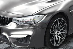 Anodized Chrome Silver Car Vinyl Wrap Sticker Decal Matte Metallic Sheet Film