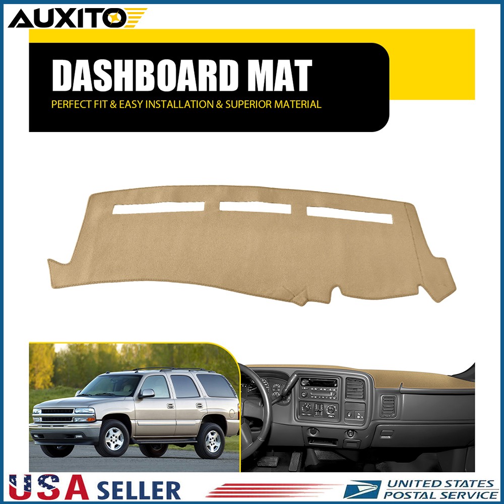 Dash Mat for Chevy Silverado GMC Sierra 1999-2006 Dash Cover Black Gray Beige