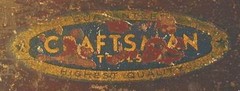 Craftsman Tools 1938 vintage style decals blue gold yellow 1″, 2-1/4″, 3-3/8″