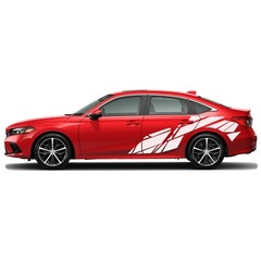 Back side geometric graphics stickers decal compatible with Honda Civic