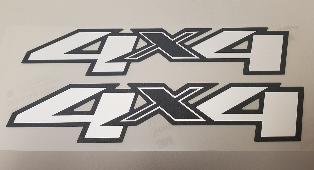 Pair 4×4 Decals fits 07-13 Chevy/GMC or other Makes TOP QUALITY