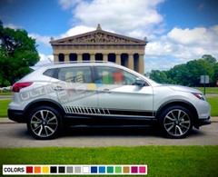 Stripes for Nissan Rogue SV S midnight Sport SUV Sticker Decal Graphic Side Door