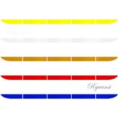 Car Trunk Rear Bumper Guard Reflective Warning Strips Stickers Night Safety
