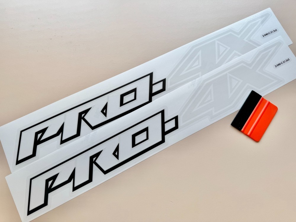 2 pc -4×4 OffRoad Aftermarket Sticker Decals FOR Pro-4X Frontier Titan 21×3 in