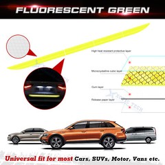 Car Auto Trunk Reflective Warning Sticker Tape Rear Bumper Safety Strip Decal