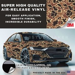 Premium Camouflage Camo Drake Style Car Vinyl Wrap Sticker Decal Sheet Film DIY