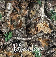 Realtree Advantage vinyl Wrap air release MATTE Finish 12″x12″