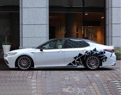 For Toyota Camry Rear Wheel Fender Car Sticker Graphic Irregular Triangle Decals