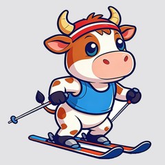 Animal Games Athlete Stickers Vinyl Customizable for Luggage Refrigerator Wall