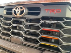 Toyota Tundra TRD indent and heritage front grill decals 2022