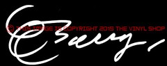 Chuck Berry Signature Vinyl Decal Sticker Autograph rock & roll music