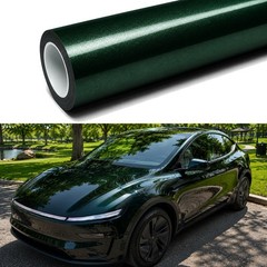 660″x60″ Ultra Gloss PET Emerald Green Metallic Vinyl Wrap Air Release 55FTx 5FT