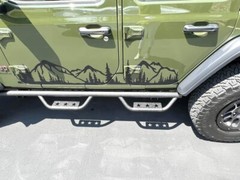 COMPATIBLE WITH JEEP WRANGLER GLADIATOR DOOR MOUNTAIN GRAPHICS VINYL Both Sides