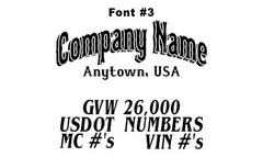 Cbcdecals- Custom Truck Door Lettering Business Name Truck Door Lettering